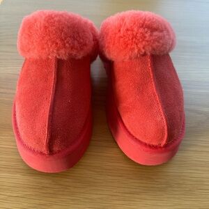 UGG Disquette flatform shoe in pink